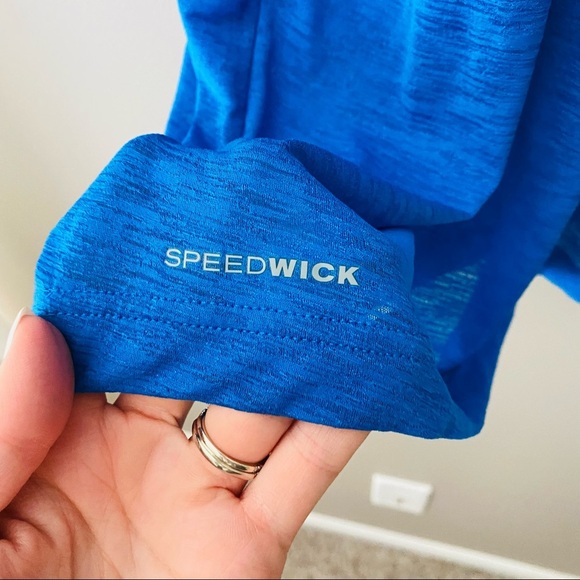Reebok Speedwick Work Out Tank Top Blue Sz Large - Picture 10 of 10